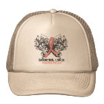 Butterfly Endometrial Cancer Awareness hats