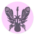 BUTTERFLY FANTASY GUITAR stickers