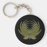 Butterfly Feathers gold Key Chains