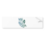 butterfly female surfer design bumper stickers