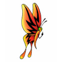 Butterfly Flippin' Bird t-shirts