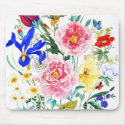 Butterfly Floral mousepads