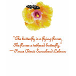 Butterfly Flower Cross stitch with quote t-shirts