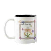 Butterfly Flower Great Grandma Mothers Day Gifts Mug