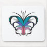 Butterfly Flower Tattoo Design Mouse Mats