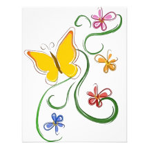 Butterfly Fly Free Custom Invites