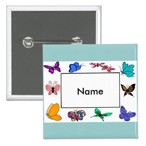 Butterfly frame, Name button
