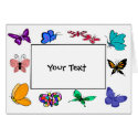 Butterfly frame, Your Text card