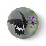 Butterfly Garden Round Button