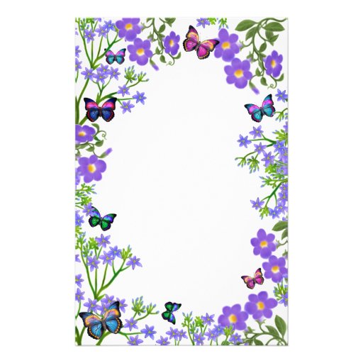 Butterfly Garden Stationery