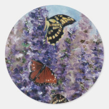 Butterfly Garden Sticker