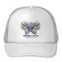 Butterfly General Cancer Awareness Hats