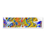 Butterfly Golden V3 bumper stickers