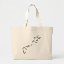 Butterfly Gun T-shirt / Earth Day T-shirt Bag