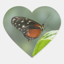 Butterfly Heart Stickers