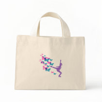 Butterfly Ice Skater Canvas Bag