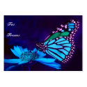 Butterfly in Blue Light Gift Tag business cards