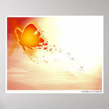 Butterfly In Disintegration Print