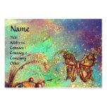 BUTTERFLY IN GOLD AND BLUE GREEN SPARKLES,teal Business Cards