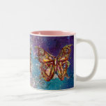 BUTTERFLY IN GOLD SPARKLES MUGS