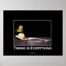 BUTTERFLY in Kitchen Fun Motivational Poster
