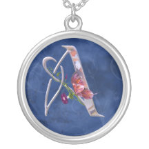 Butterfly Initial A Custom Necklace