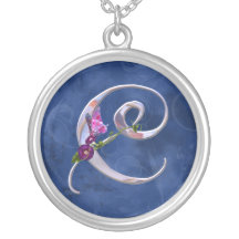 Butterfly Initial C Personalised Necklace