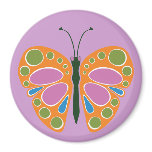Butterfly Jam Orange magnets