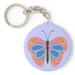 Butterfly Jam Pink keychains