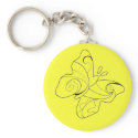 Butterfly key chain keychains
