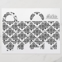 Butterfly Kisses Bold Favour Basket Template 3 Flyer