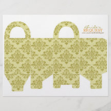 Butterfly Kisses Charming Favour Basket Template 3 Full Colour Flyer