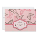 Butterfly Kisses Invitation Card