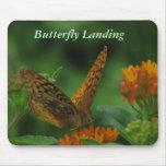 Butterfly Landing mousepads