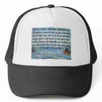 Butterfly legend mesh hat