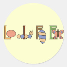 Butterfly Life Cycle Metamorphosis Sticker