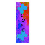 butterfly love bookmark business cards