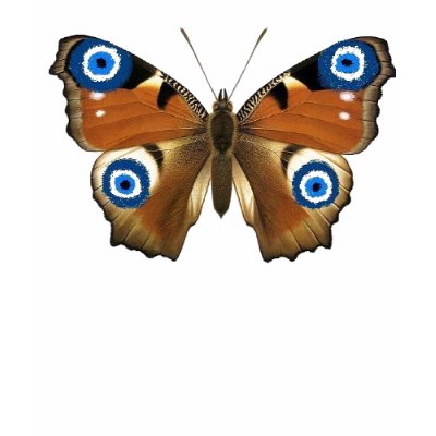 BUTTERFLY LUCKY EYE EVIL EYE FOR PROTECTION TSHIRTS by luckystella