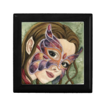 Butterfly Mask Fairy Jewellery Keepsake Box