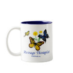 Butterfly Massage Therapist mugs