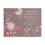 Butterfly Meadow Baby Shower Invite postcards