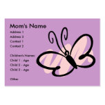 Butterfly Mommie Cards business cards