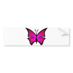 Butterfly Monarch Insect Silhouette Caterpillar bumper stickers