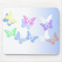 butterfly mouse pad