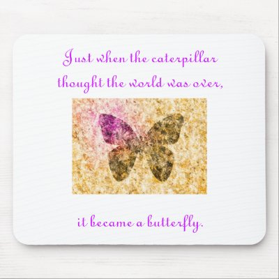 Butterfly Mousepad by kcarrera79
