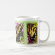 Butterfly Mug (1:Light Green) - 3 Panel