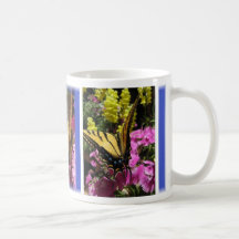 Butterfly Mug (5:Blue) - 3 Panel