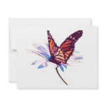 Butterfly On Daisy invitations