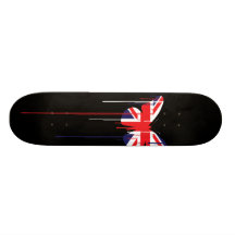 Butterfly Paint Runs Skateboard