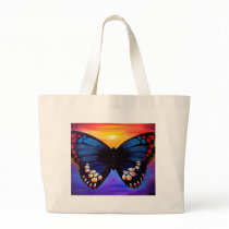 Butterfly Painting Art - Multi Canvas Bags